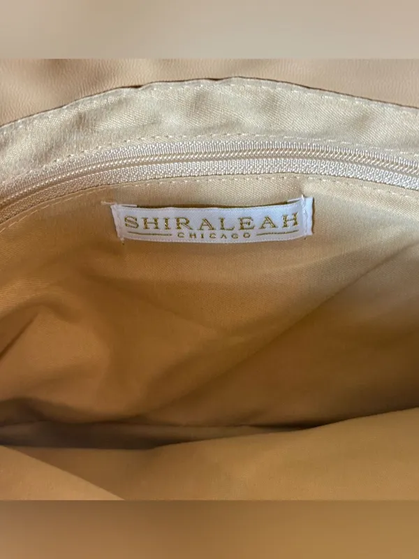 NWOT Shiraleah Raffaella Pearl Shoulder Crossbody‎ Bag Natural Woven Straw Chain - Image 10
