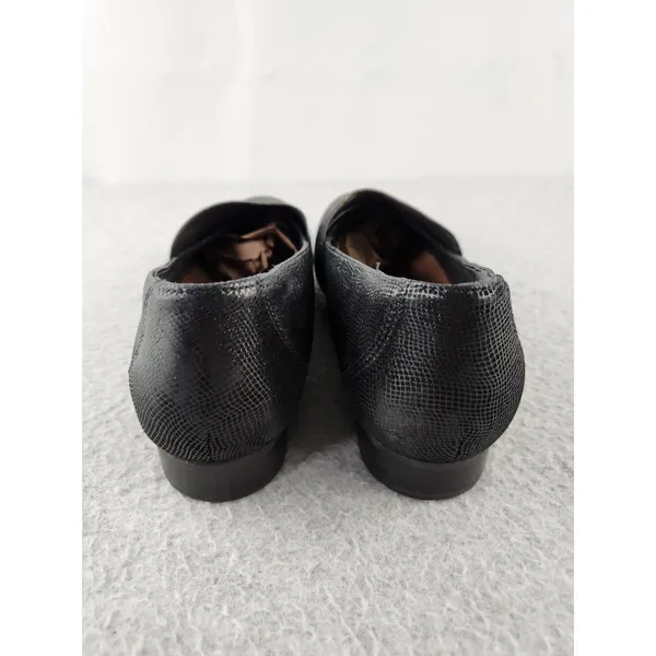 Clarks Women's Un Blush Lo Slip-On Black Suede Dress Shoes - Comfy - Size 9.5‎ M - Image 7