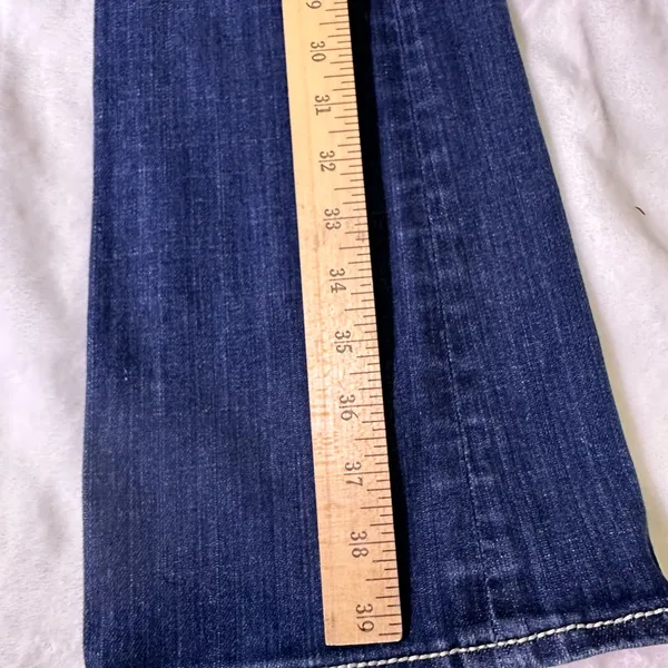 Rock Revival Dark Blue Flare Jeans - Image 4