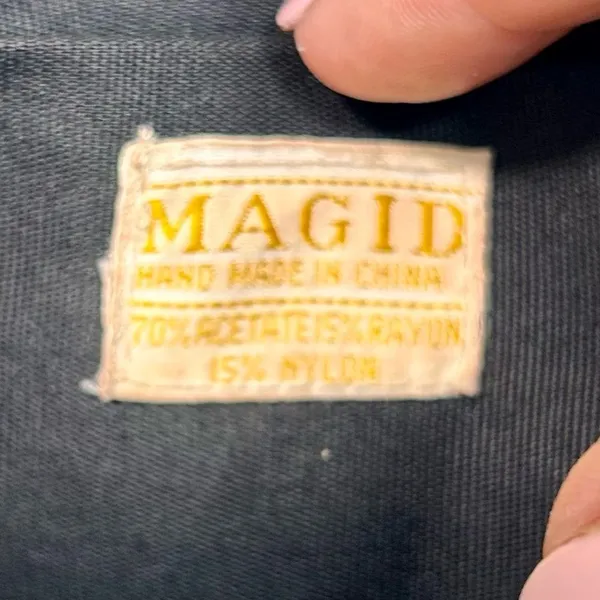Vintage 70's Magid Handmade Black Velvet Formal Mini Bag - Image 7