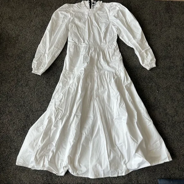 Danielle Bernstein weworewhat long sleeves poplin dress spring french romance - Image 4