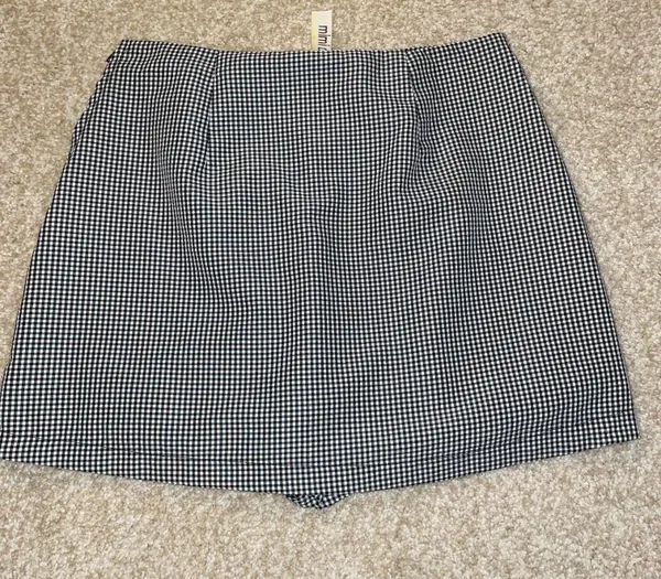 Ruffle Trim Gingham skirt - Image 7