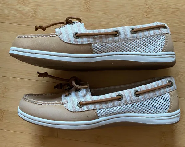 Sperry Top-Sliders Boat Shoes Tan - Image 3