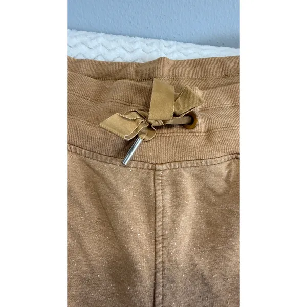 Athleta Balance Pant Wide Leg Camel Brown Drawstring Lounge Pants MT Tall - Image 5