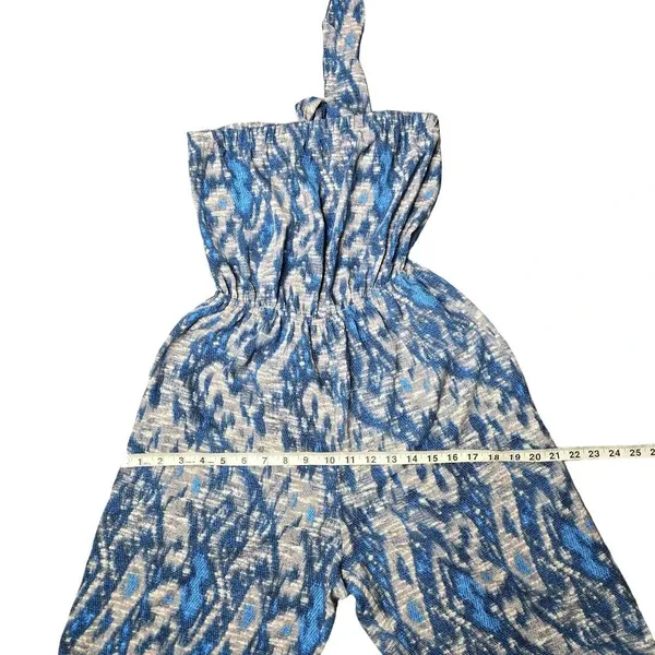 TYCHE Strapless Wide-Leg Blue‎ Jumpsuit - Image 2