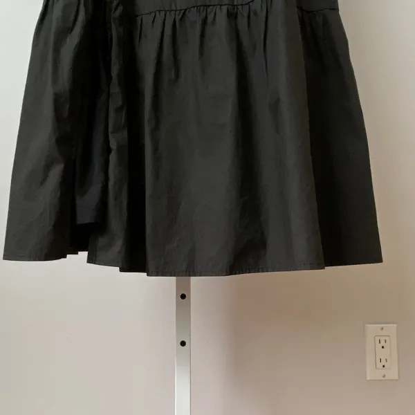 ASTR The‎ Label S Black Midi Dress Puff Sleeve Whimsigoth MinimalistParty - Image 3