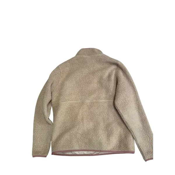 Patagonia Retro Pile Marsupial Fleece Pullover Bearfoot Tan Brown Medium 22835 - Image 2