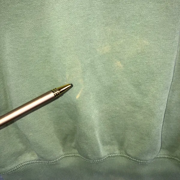 Nike Sweatshirt Women‎ Small Oversized Center Swoosh Logo Pullover Bleached - Image 4