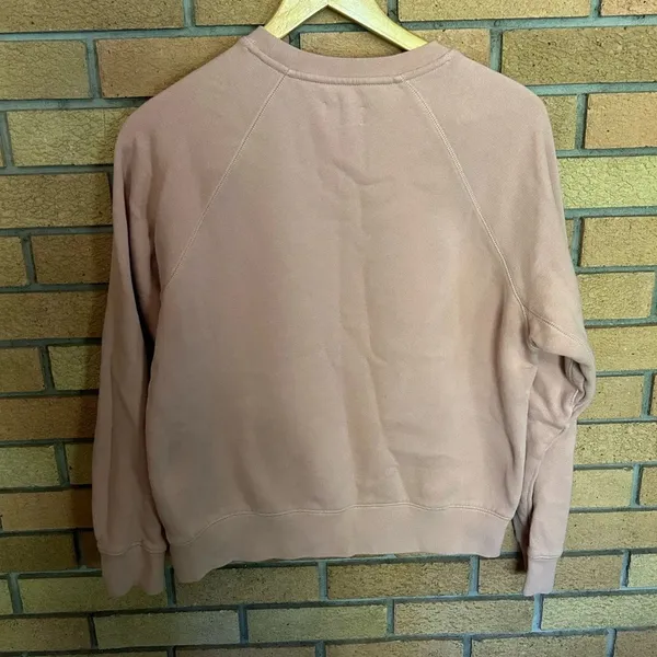 ZADIG & VOLTAIRE Upper Photoprint Graphic Heart Blush Pink Sweatshirt Size XS - Image 8