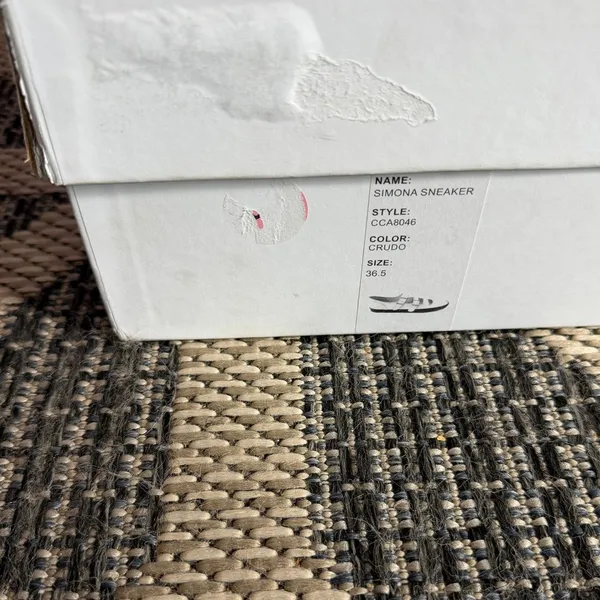 Caron Callahan Simona Sneakers in Cream Canvas Size 36 - Image 8