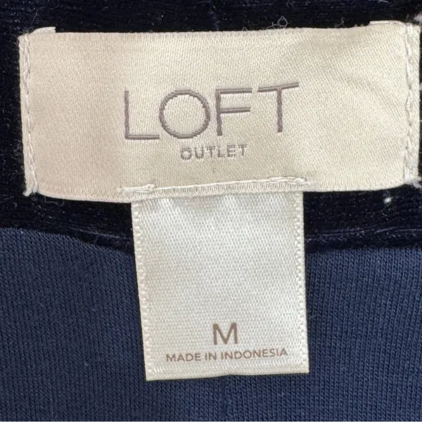 Loft Floral‎ Print Velvet Straight Pencil Skirt Navy Blue Medium - Image 10