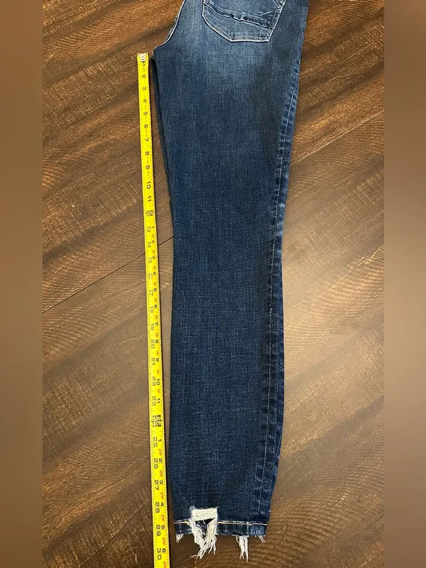 BKE Parker Womens 28x29 High Rise Skinny Jeans Dark Wash Denim - Image 4