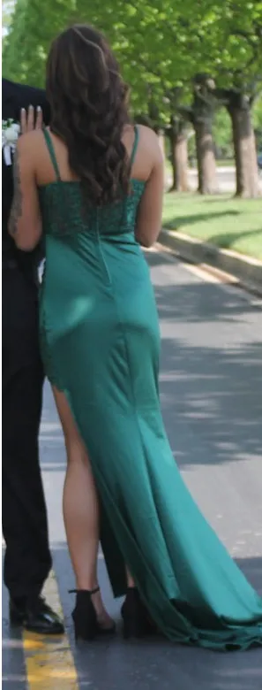 Green Prom Windsor Dress - Image 2