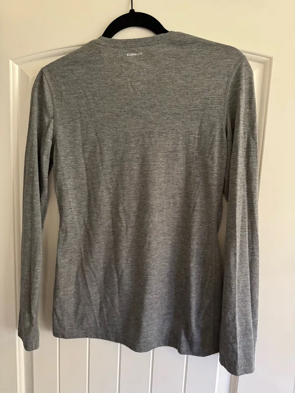 Adidas Ultimate Tee Gray Longsleeve - Image 3