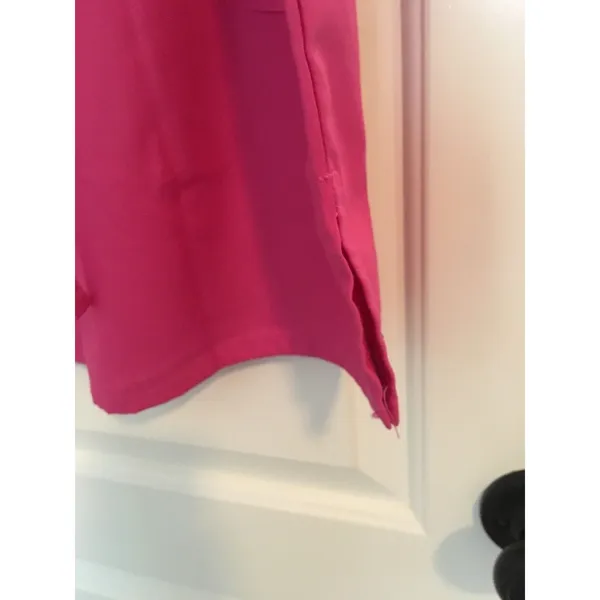 Cherokee Women's Scrub Top V-Neck Uniform Nurse Medical Size XS Pink - Image 9
