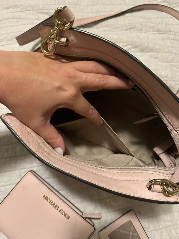 Michael Kors Purse & Wallet Set - Image 3
