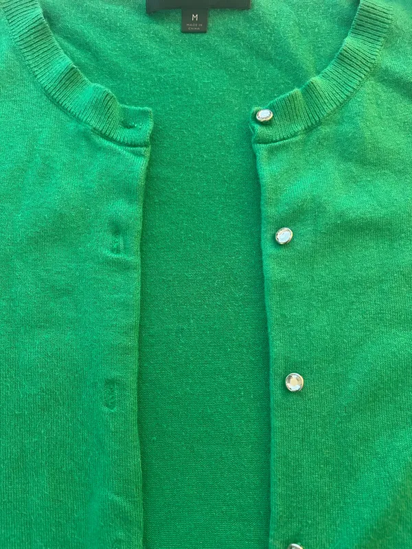 Kelly Green Cardigan - Image 3