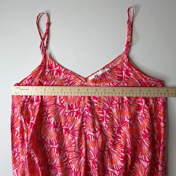 Vineyard Vines Seashell Silk Blend Hanky‎ Hem Maxi Dress Small Beachy Coastal - Image 9