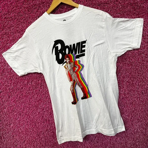 David Bowie starman Rock Tshirt size Medium - Image 3