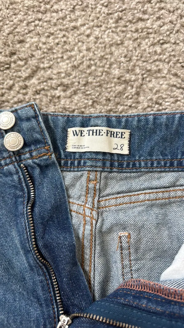 Free people aster high rise straight jeans - Image 3