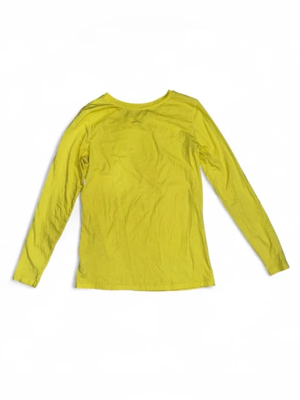 FIGS Natural Uniforms Yellow Long Sleeve Undershirt Size Large - Image 3