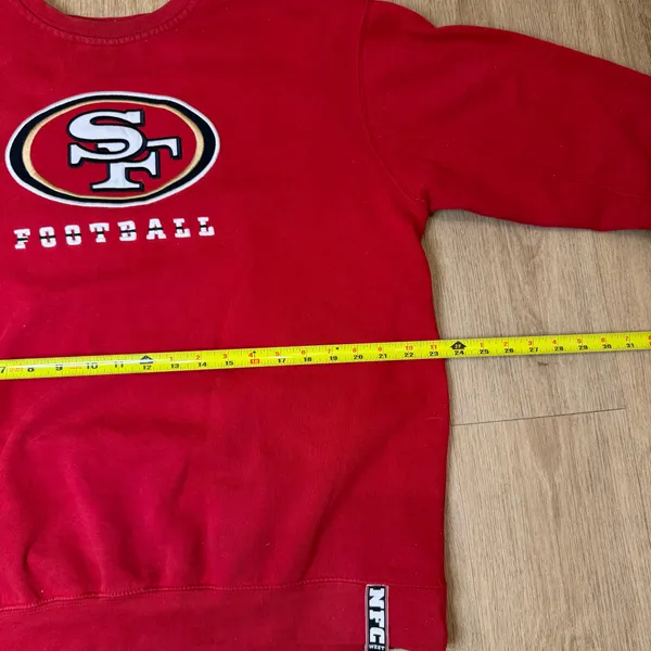 Size L- Vintage NFL Team Apparel San Francisco 49ers Football Sweatshirt - Image 5