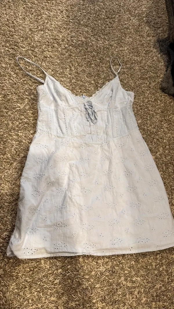 White Fox boutique light blue dress - Image 3