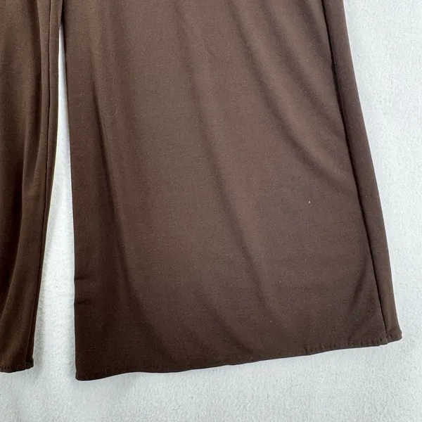 Lapis Women S Brown Wide Leg Jumpsuit Spaghetti Strap Ruched Waist Y2K 2000 Boho - Image 5