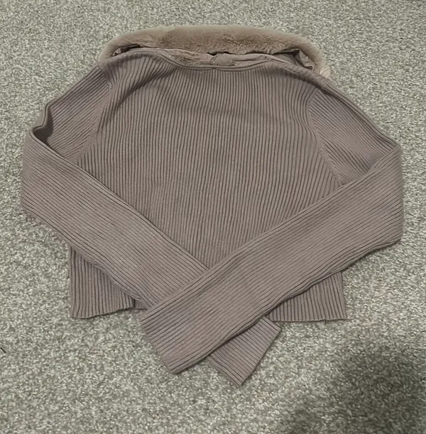 Cotton Candy LA Light Mauve Sweater - Image 4
