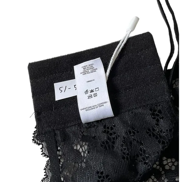 Nue Garage Black Lace Underwired Bralette Women's Size Medium NWOT | 51-51 - Image 2