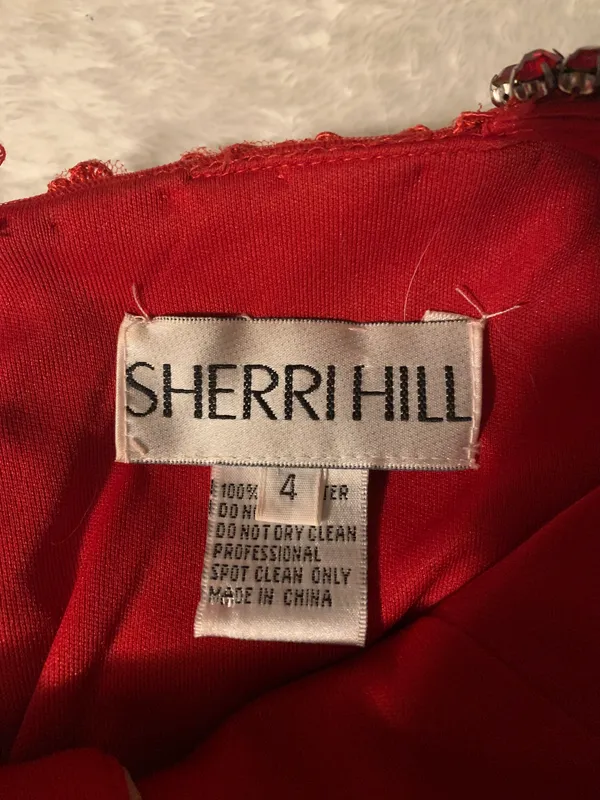 Sherri Hill Red Homecoming Dress - Image 6