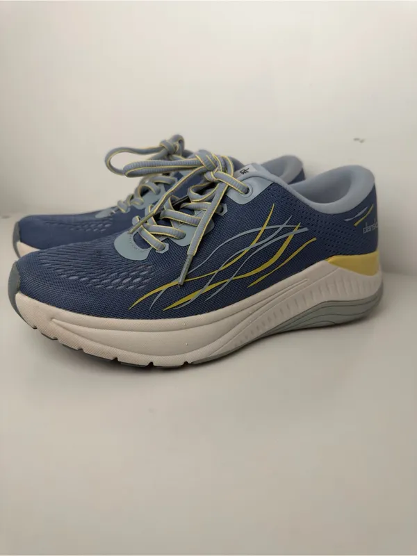 Dansko Blue and Yellow Mesh Walking Shoes - Image 2
