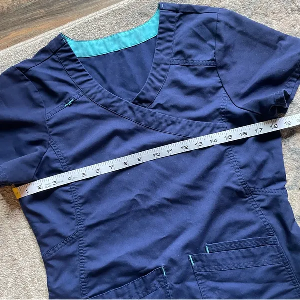 Scrub Star Navy Blue Scrub Set Small - Image 7