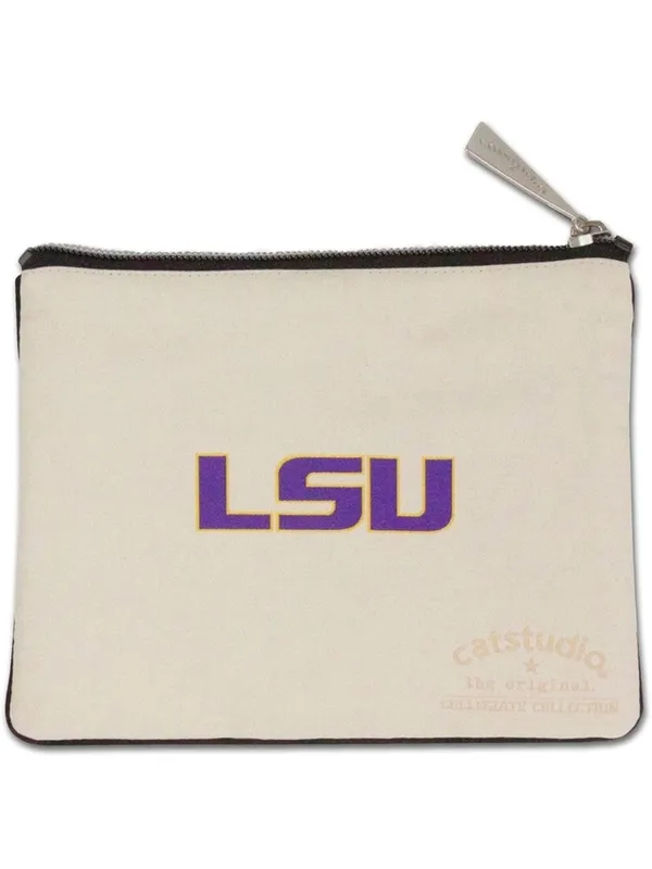 Catstudio Collegiate LSU Louisiana State University Zipper Pouch Travel Bag NWT - Image 3