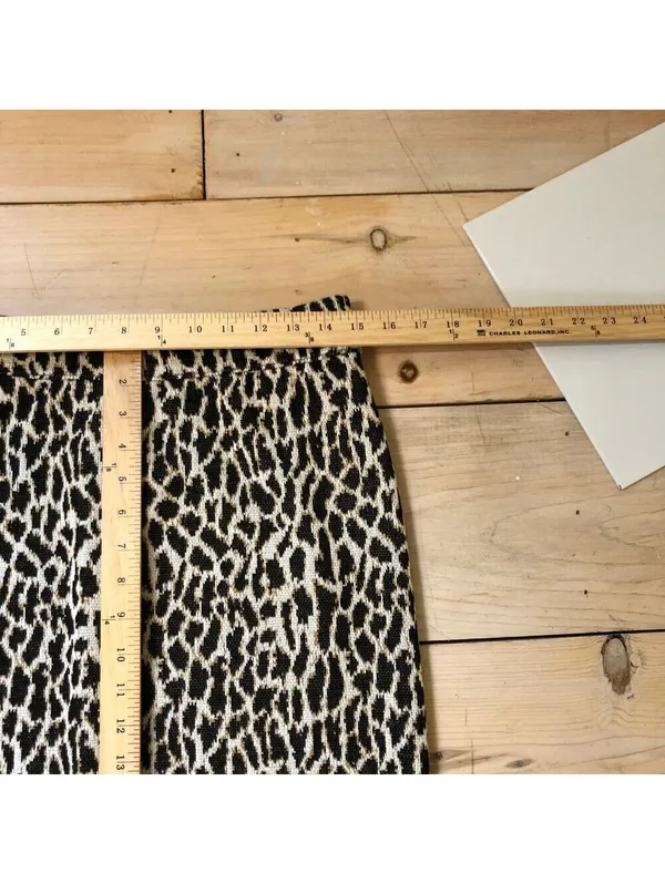Loft NWT Women's Knit Midi Cheetah Print Pencil Skirt Size M - Image 11