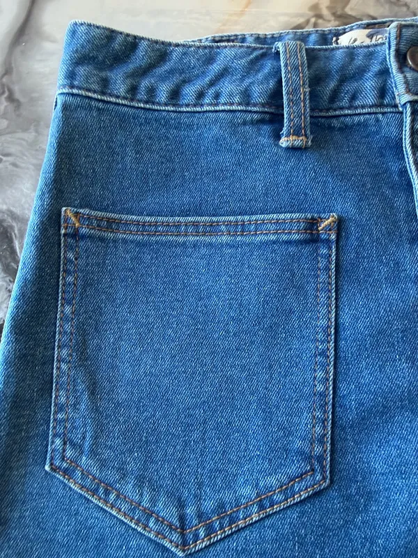 Free People Women's "Reel" Denim Shorts, Size 25, New with Tags. - Image 5