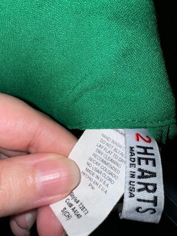 2Heart Kelly green truth be mine halter top from Nellie Mae boutique. Never worn - Image 5