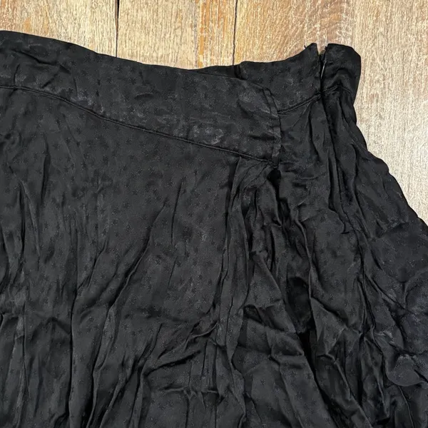 Free People Black Star Pattern Ruffle Layered Mini Skirt - Image 6