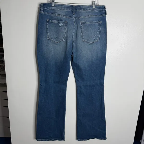 Kancan Flare Leg Jean High Rise Size‎ 16 Stretch - Image 2