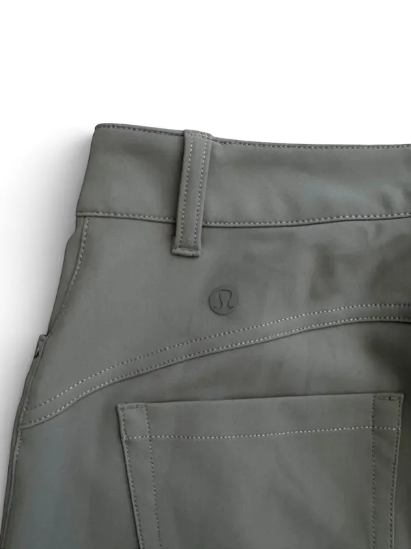 Lululemon City Sleek Slim-Fit 5 Pocket High-Rise Pant in Grey Sage Size 28 - Image 6