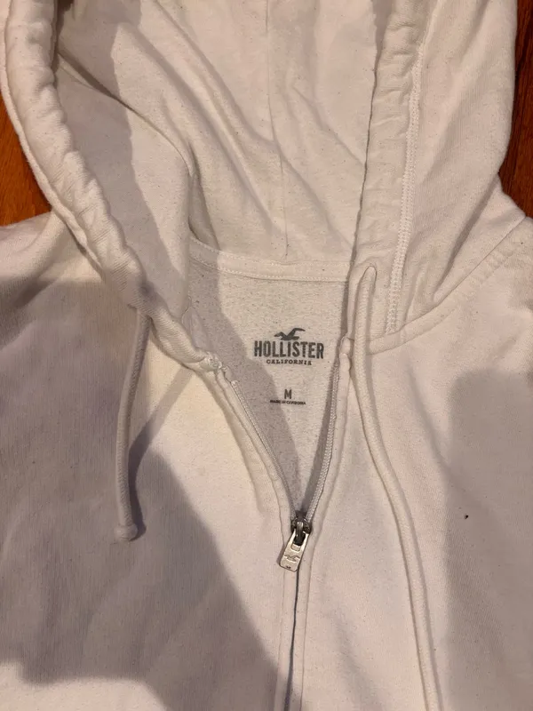 Hollister Women’s Zip-Up Hoodie Large - Image 3