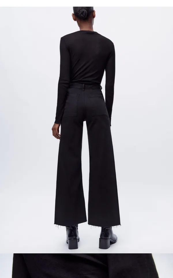 ZARA Marine Jean - black - Image 2