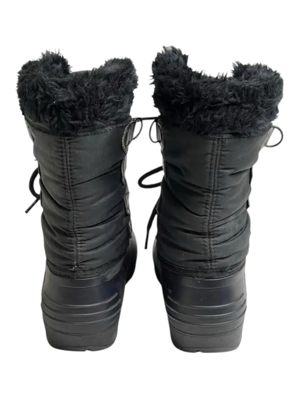 Vintage: Sorel x Kaufman ★ Canada Nylon Snow Waterproof Duck Boots ★ Black ★ 6M - Image 3
