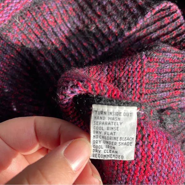 Vintage Natural Knitwear Polo Mohair & Wool Crewneck Sweater - Image 8
