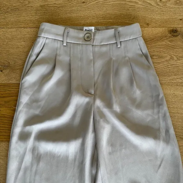 Princess Polly - High Waist Wide Leg Pants in Beige - Image 2