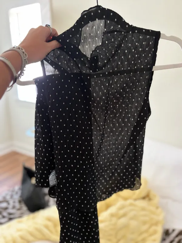 Sheer polka dot set - Image 2
