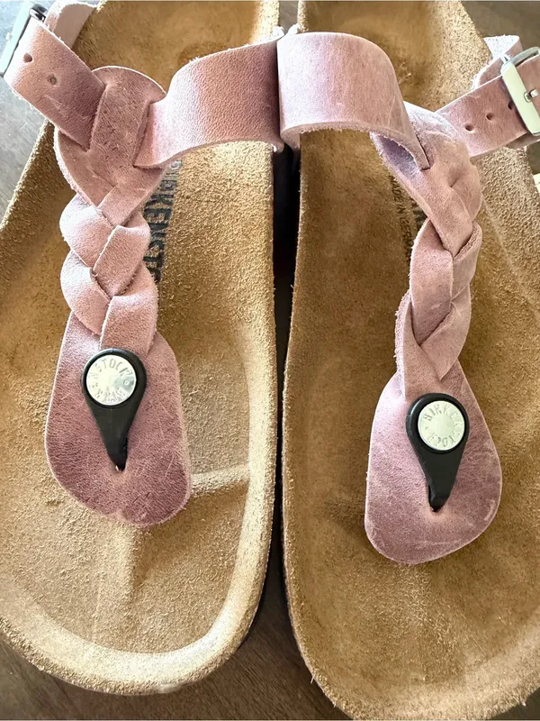 Replace Pics Birkenstock NEW Unisex Gizeh Braided Oiled Sandal Size 40 aka 9/7 - Image 6