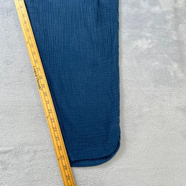Pact Organic Cotton Fisherman Double Gauze Pull-On Pants XL Dark Blue - Image 9