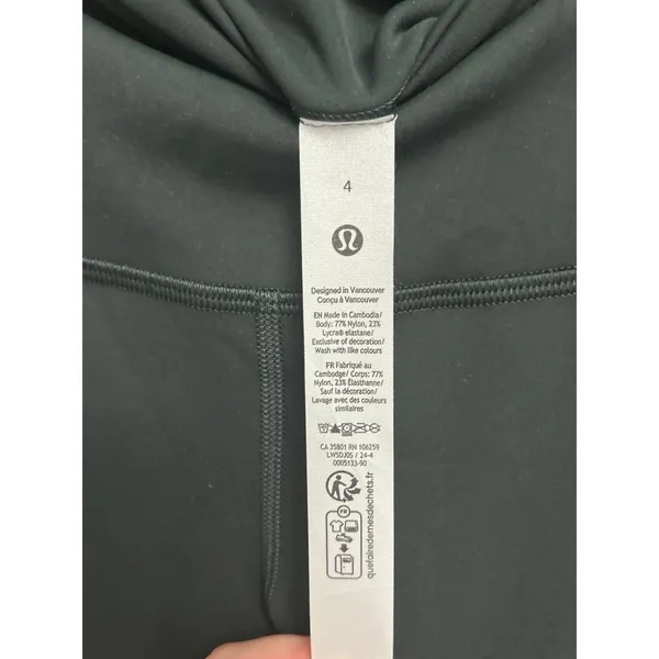 NEW Lululemon Wunder Train High-Rise Tight 28" Size 4 Rainforest Green - Image 4
