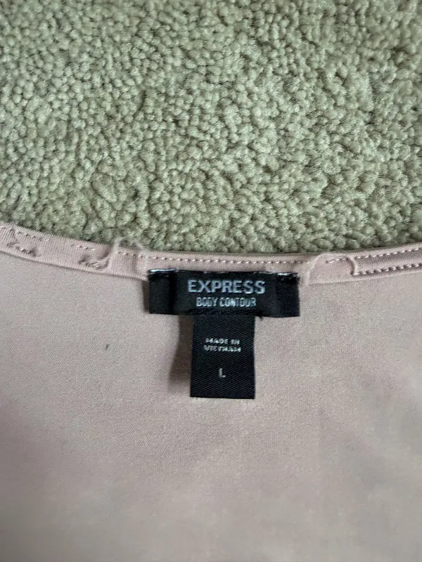 Express Body Contour Long Sleeve Bodysuit – Size Large - Image 3